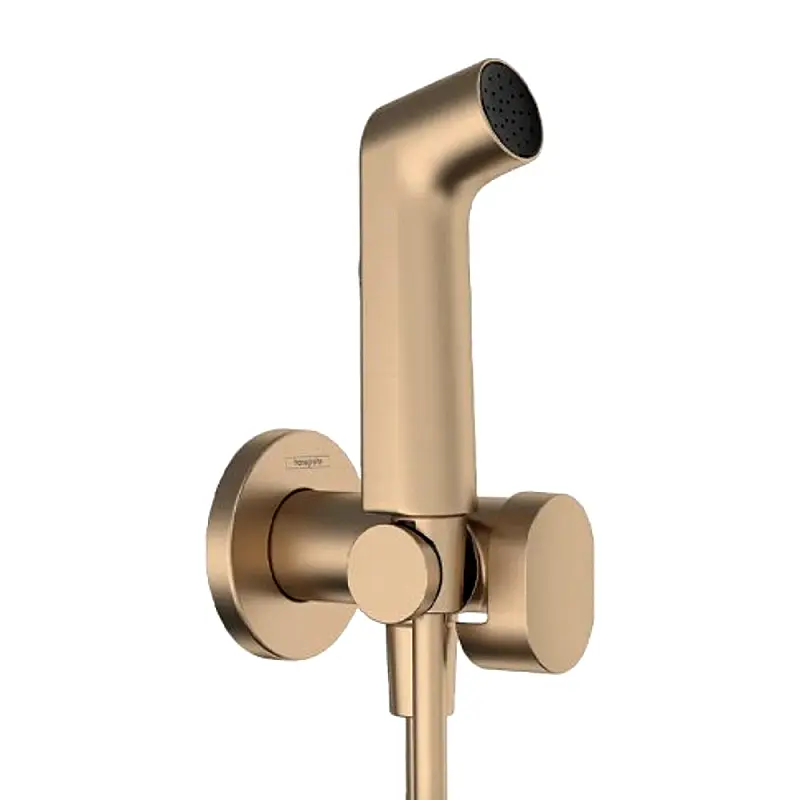 Hansgrohe EcoSmart higijenski tuš za toplu vodu sa držačem za tuš i tuš crevom Brushed Bronze