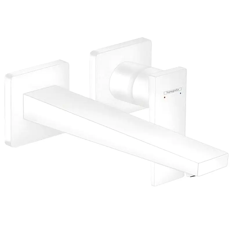 Metropol zidna slavina izliv 22 5cm bela mat 32526700 Hansgrohe