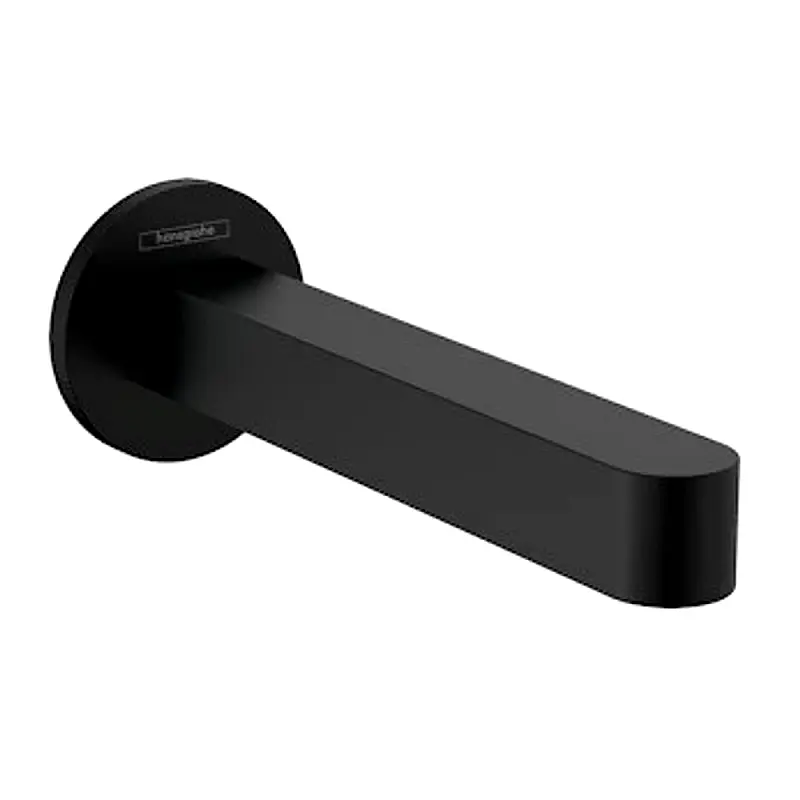 Finoris izliv za kadu 190mm crna mat 76410670 Hansgrohe