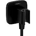 FixFit Q porter oborene ivice sa konekcijom za crevo crna mat 26887670 Hansgrohe