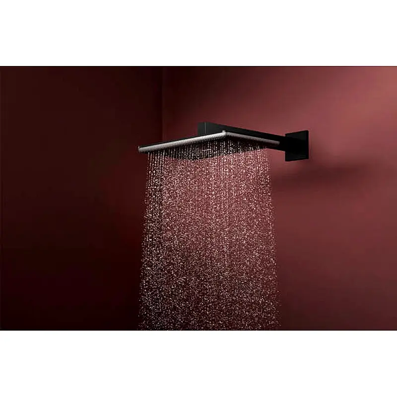 Raindance alive tuš ruža 210/340 2jet with shower arm crna mat 24550670 Hansgrohe