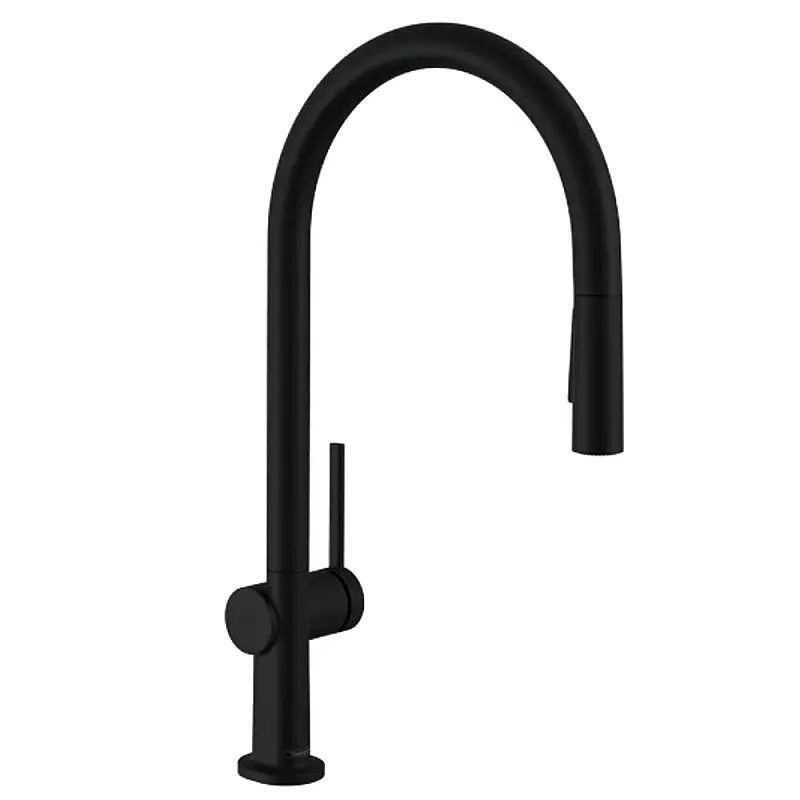Talis M54 kuhinjska 210 2 jet mat crna crna mat 72842670 Hansgrohe