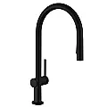 Talis M54 kuhinjska 210 2 jet mat crna crna mat 72842670 Hansgrohe
