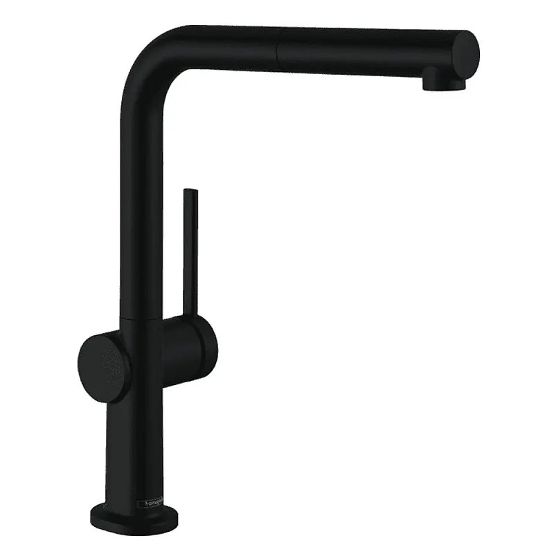 Talis M54 kuhinjska slavina jednoručna 270 j1 jet sbox mat crna crna mat 72809670 Hansgrohe