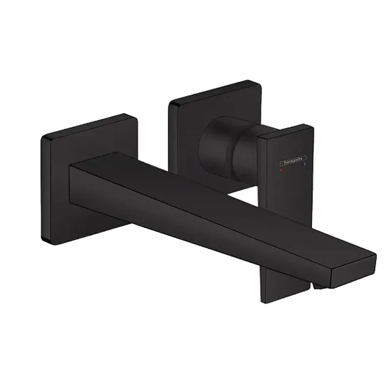 Metropol zidna baterija 22 5 cm crna mat 32526670 Hansgrohe