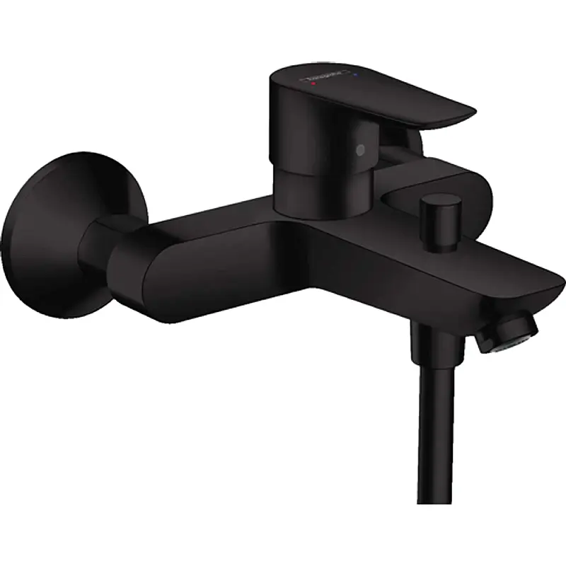 Talis E slavina za kadu crna crna mat 71740670 Hansgrohe