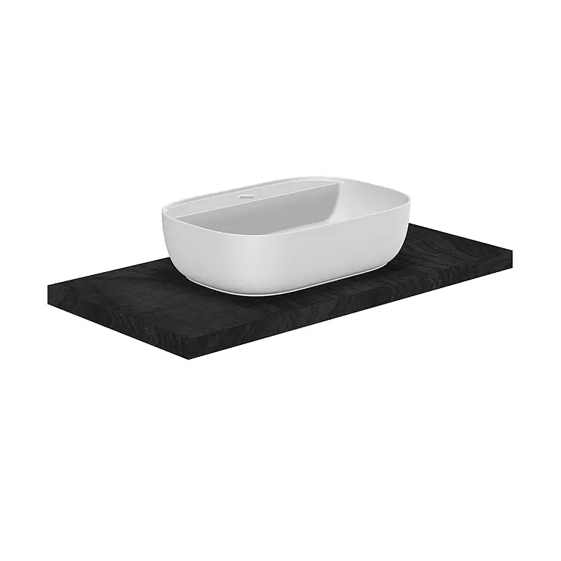 Glam 56r x 38 nadgradni beli Lavabo Scarabeo