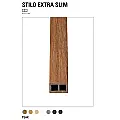Fasadne letvice 56×31 mm, drvena zaštita od sunca Frangisole ExtraSlim Teak, Deco